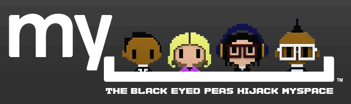 black eyed peas logo. Black Eyed Peas #39;Hijacks#39;